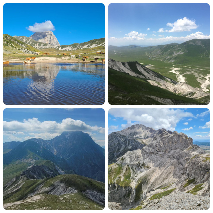 Lago e Cime al cospetto del Corno Grande