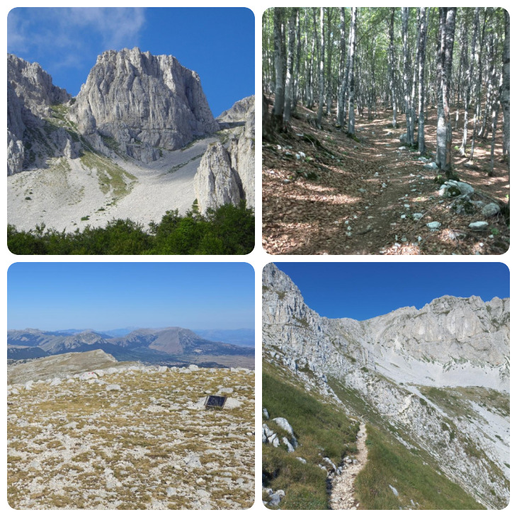 Monte Sirente 2348m.