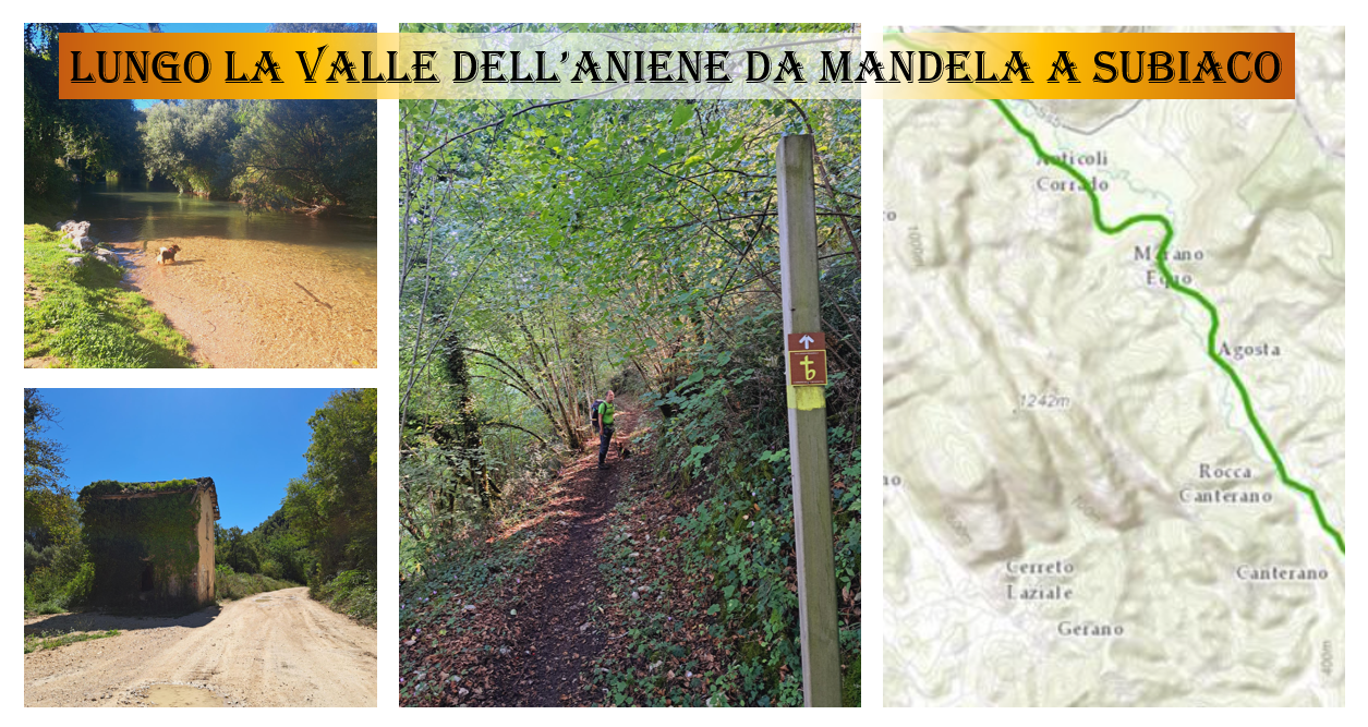 Da Mandela a Subiaco sulle tracce della vecchia ferrovia (variante)