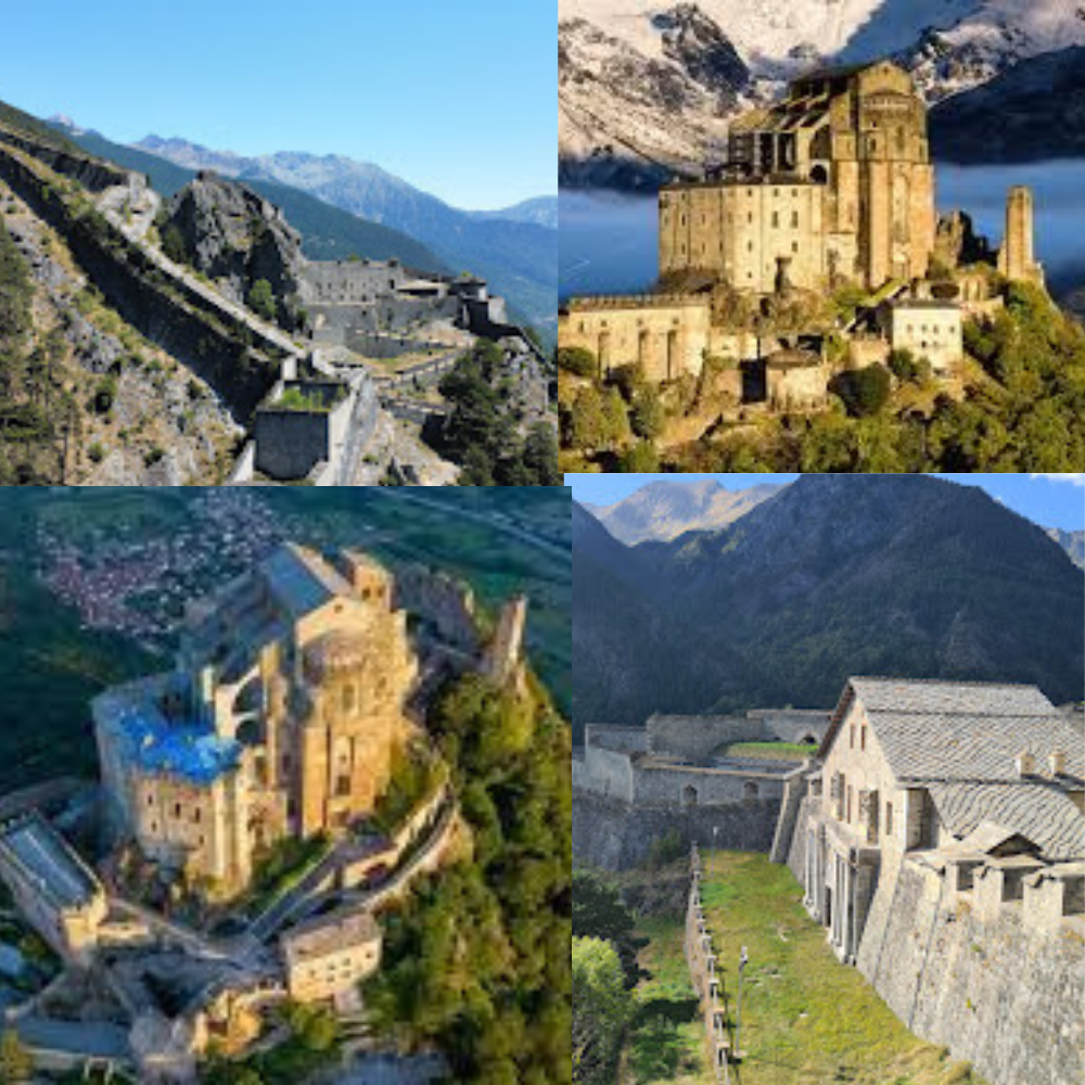 IL FORTE DI FENESTRELLE -LA GRANDE MURAGLIA PIEMONTESE -LA SACRA DI SAN MICHELE