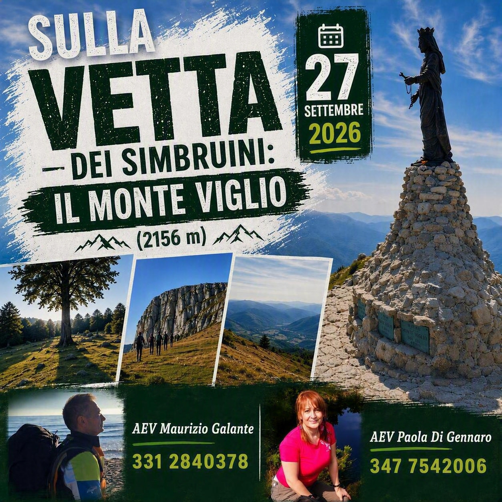 SULLA VETTA DEI SIMBRUINI: IL MONTE VIGLIO (2156 m)